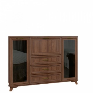 ТУМБА ДЛЯ ГОСТИНОЙ СО СТЕКЛОМ МИРЕЛЛА БОЛЬШАЯ